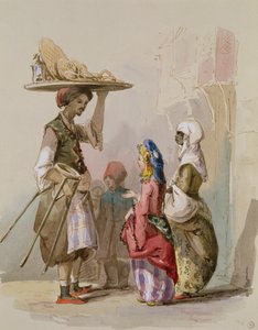 鍋売り、1855年頃 作： Amadeo Preziosi